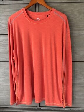 Tommy Bahama SL Men's Coral Long-Sleeve Performance Shirt